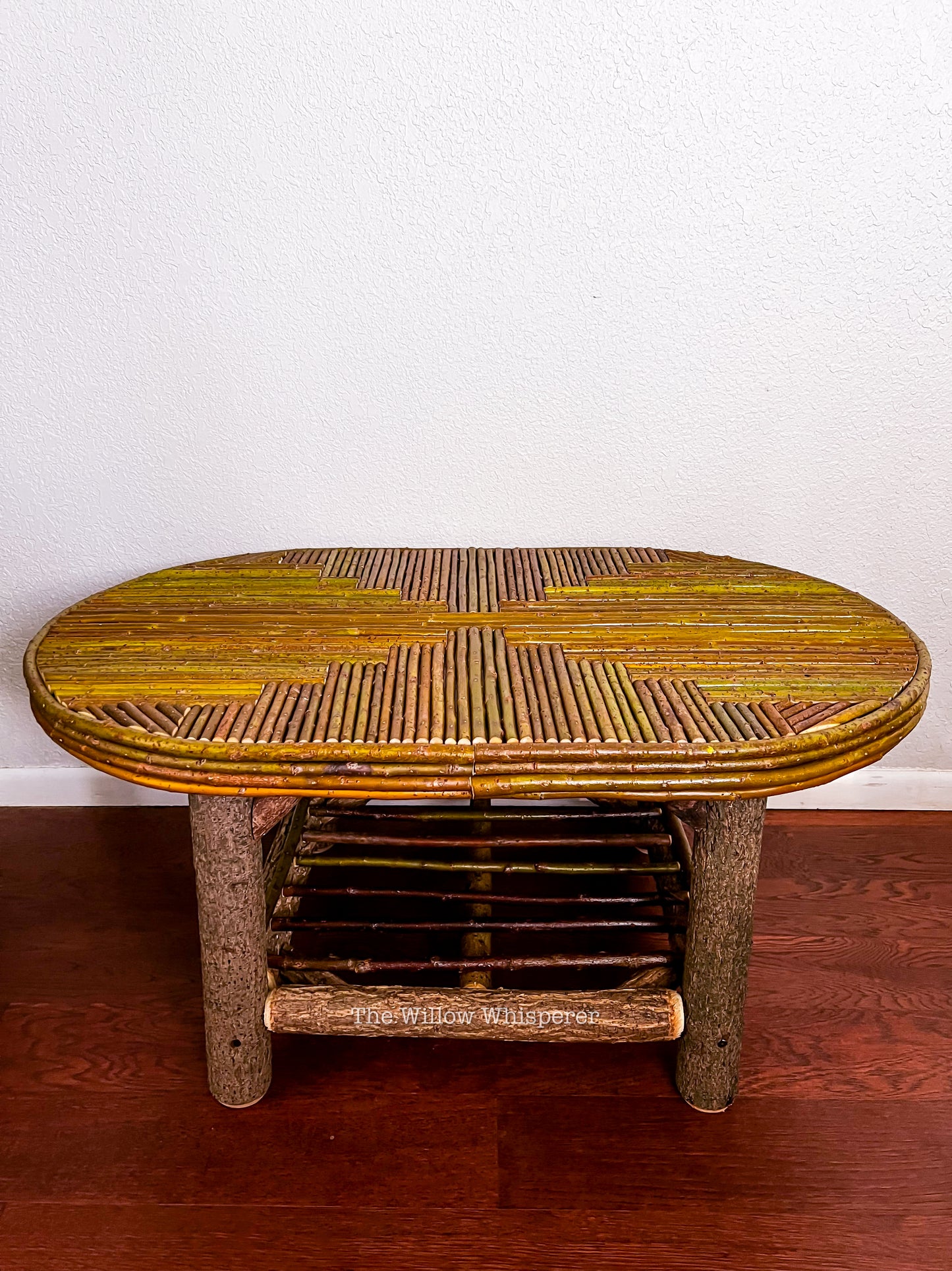 Mosaic Oval Coffee Table