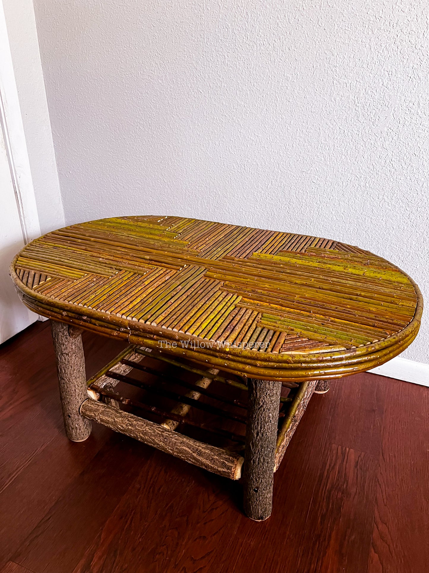 Mosaic Oval Coffee Table