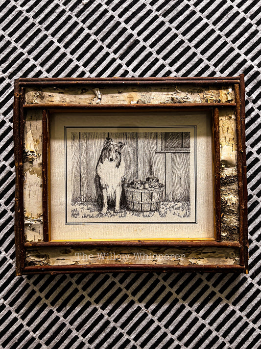 8”x10” Birch Bark Frame