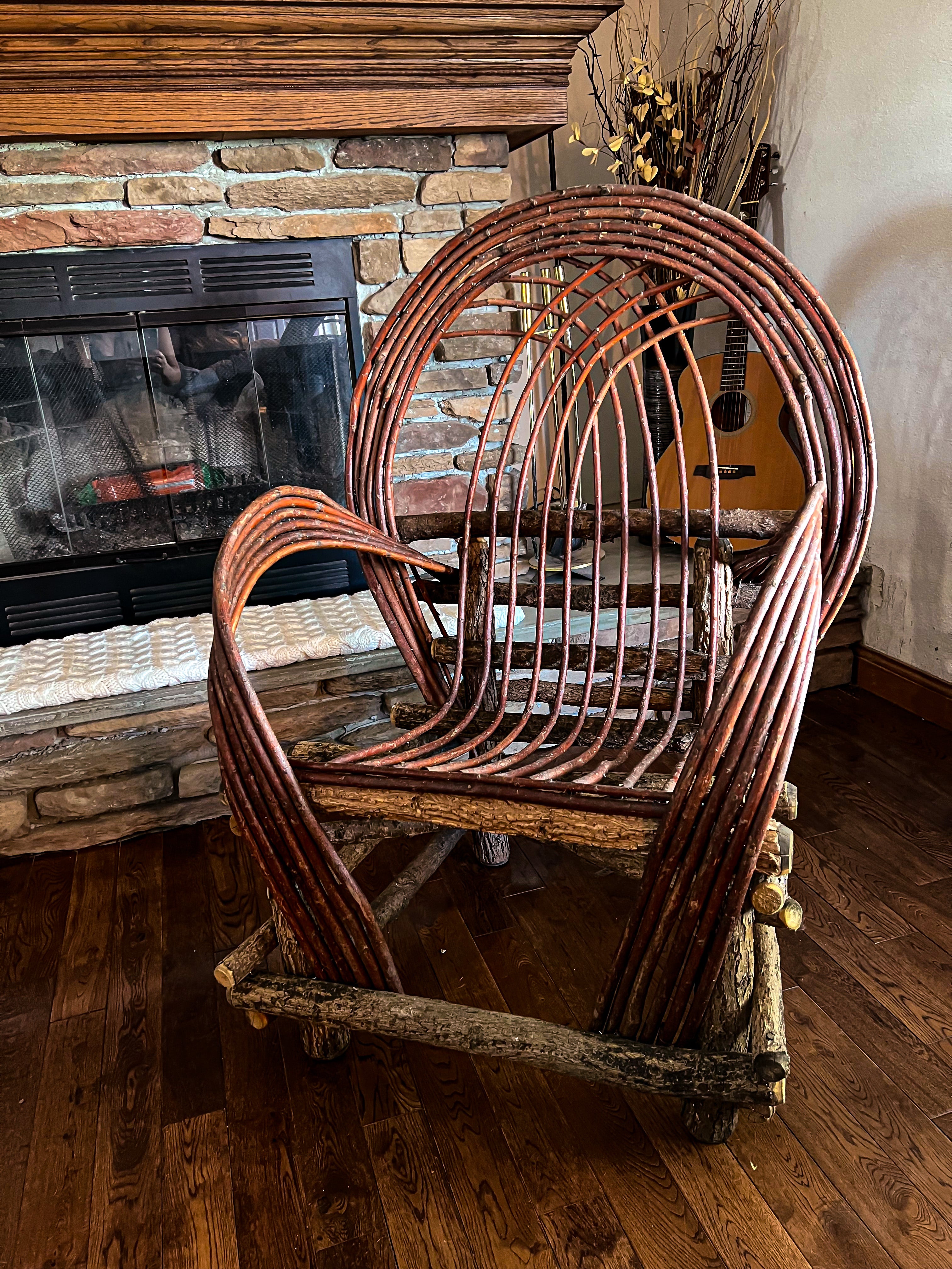 Bent willow online rocking chair